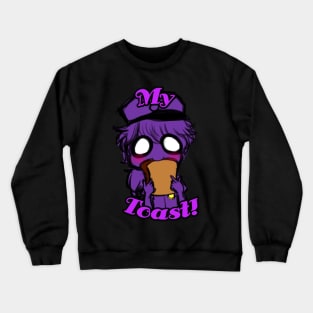 My Toast! Purple Guy Tee Crewneck Sweatshirt